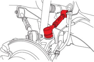 Honda Accord Control Arm - Rear - SPC Performance - Adjustable, Turnbuckle Style, EZ Arm XR - `03-`07